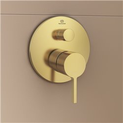 Mitigeur bain-douche à encastrer Joy or brossé