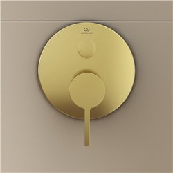 Mitigeur bain-douche à encastrer Joy or brossé