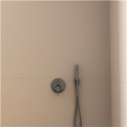 Mitigeur bain-douche à encastrer Joy gris magnétique