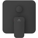 Mitigeur bain-douche à encastrer Ceraplan noir mat