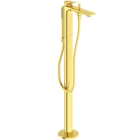 Mitigeur bain-douche sur pieds Conca or brossé