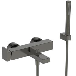 Mitigeur avec ensemble bain-douche Extra gris magnétique