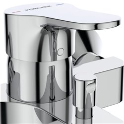 Mitigeur avec ensemble bain-douche Olyos chromé