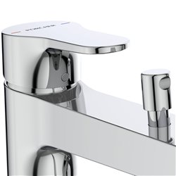 Mitigeur avec ensemble bain-douche monotrou Olyos chromé