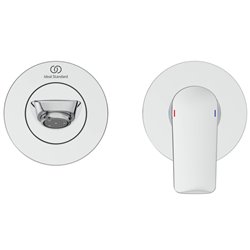 Mitigeur lavabo mural Connect Air chromé bec 225 mm