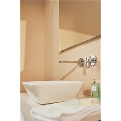 Mitigeur lavabo mural Connect Air chromé bec 225 mm