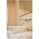 Mitigeur lavabo mural Connect Air chromé bec 225 mm