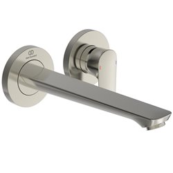 Mitigeur lavabo mural Connect Air gris orage bec 225 mm