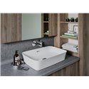 Mitigeur lavabo mural Connect Air chromé bec 185 mm