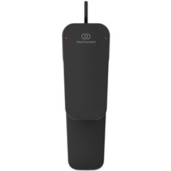 Mitigeur lavabo Ceraplan noir mat avec tirette et vidage bonde métal