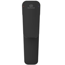 Mitigeur lavabo Ceraplan grande noir mat sans tirette ni vidage