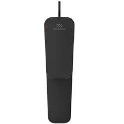 Mitigeur lavabo Ceraplan grande noir mat avec tirette et vidage bonde métal
