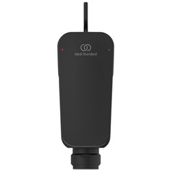 Mitigeur bidet Ceraplan noir mat avec tirette et vidage bonde métal
