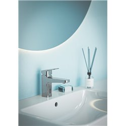 Mitigeur de lavabo Ceraplan chromé double activation