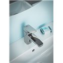 Mitigeur de lavabo Ceraplan chromé double activation