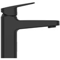 Mitigeur de lavabo Ceraplan noir mat double activation