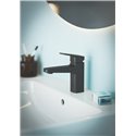 Mitigeur de lavabo Ceraplan noir mat double activation