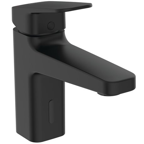 Mitigeur de lavabo Ceraplan noir mat double activation