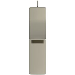 Mitigeur lavabo Conca gris orage avec tirette et vidage bonde métal