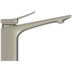 Mitigeur lavabo Conca gris orage sans tirette ni vidage