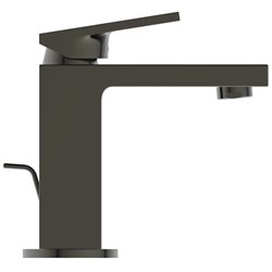 Mitigeur lavabo Extra gris magnétique avec tirette et vidage bonde métal
