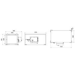 Caisson de traitement d'air Droite batterie eau chaude 24 kWatts