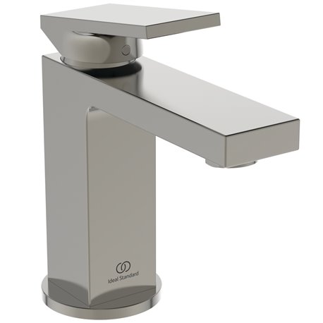 Mitigeur lavabo Extra gris orage avec tirette et vidage bonde métal