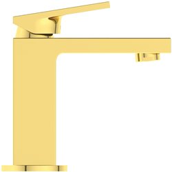 Mitigeur lavabo Extra or brossé sans tirette ni vidage