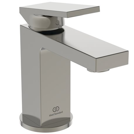 Mitigeur lavabo Extra piccolo gris orage avec tirette et vidage bonde métal