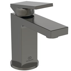 Mitigeur lavabo Extra piccolo gris magnétique sans tirette ni vidage