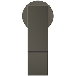 Mitigeur lavabo Extra piccolo gris magnétique sans tirette ni vidage