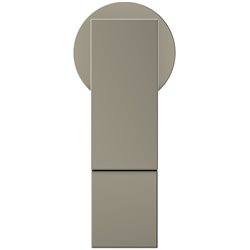 Mitigeur lavabo Extra piccolo gris orage sans tirette ni vidage