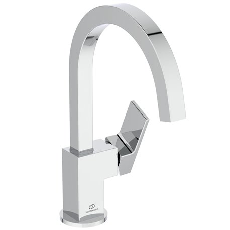Mitigeur lavabo Extra col de cygne chromé sans tirette ni vidage