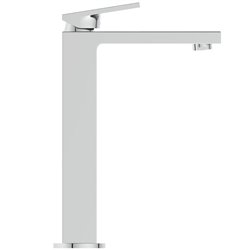 Mitigeur lavabo Extra réhaussé chromé sans tirette ni vidage
