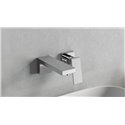 Mitigeur lavabo mural Extra chromé bec 160 mm