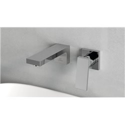Mitigeur lavabo mural Extra chromé bec 160 mm