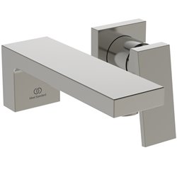 Mitigeur lavabo mural Extra gris orage bec 160 mm