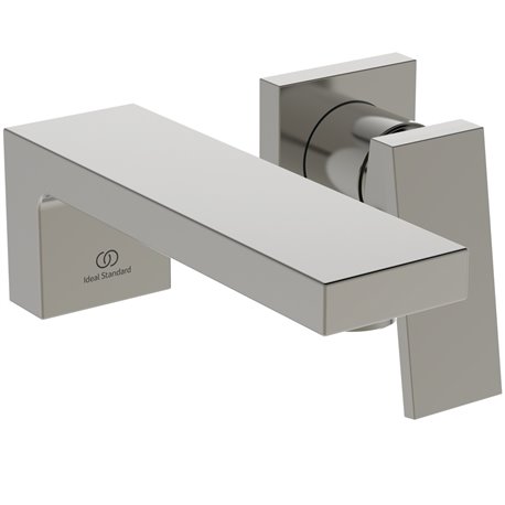 Mitigeur lavabo mural Extra gris orage bec 160 mm