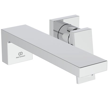Mitigeur lavabo mural Extra chromé bec 210 mm