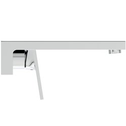 Mitigeur lavabo mural Extra chromé bec 210 mm