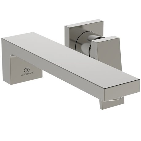 Mitigeur lavabo mural Extra gris orage bec 210 mm