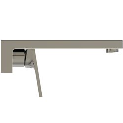 Mitigeur lavabo mural Extra gris orage bec 210 mm