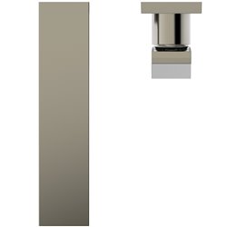 Mitigeur lavabo mural Extra gris orage bec 210 mm