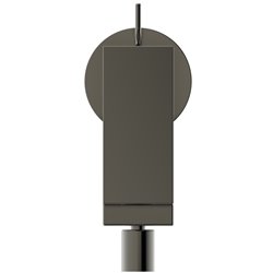 Mitigeur bidet Extra gris magnétique avec tirette et vidage bonde métal