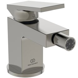 Mitigeur bidet Extra gris orage avec tirette et vidage bonde métal