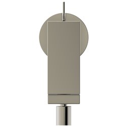 Mitigeur bidet Extra gris orage avec tirette et vidage bonde métal