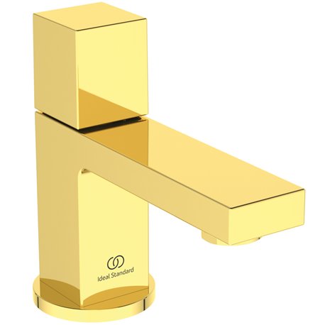Robinet lavabo Extra or brossé sans vidage