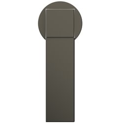 Robinet lavabo Extra gris magnétique sans vidage