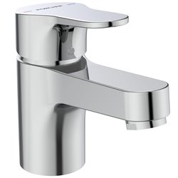 Mitigeur lavabo C2 Olyos chromé avec tirette et vidage plastique