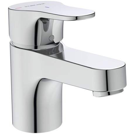 Mitigeur lavabo Olyos Clinic chromé avec tirette et vidage bonde métal